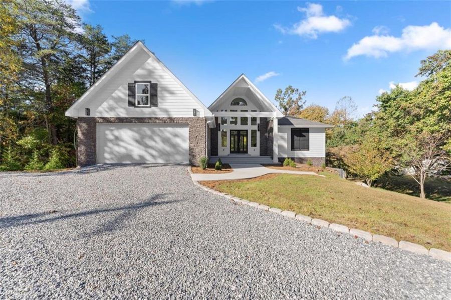 Front exterior of a new home in , Cleveland, GA, highlighting curb appeal (Image 30).