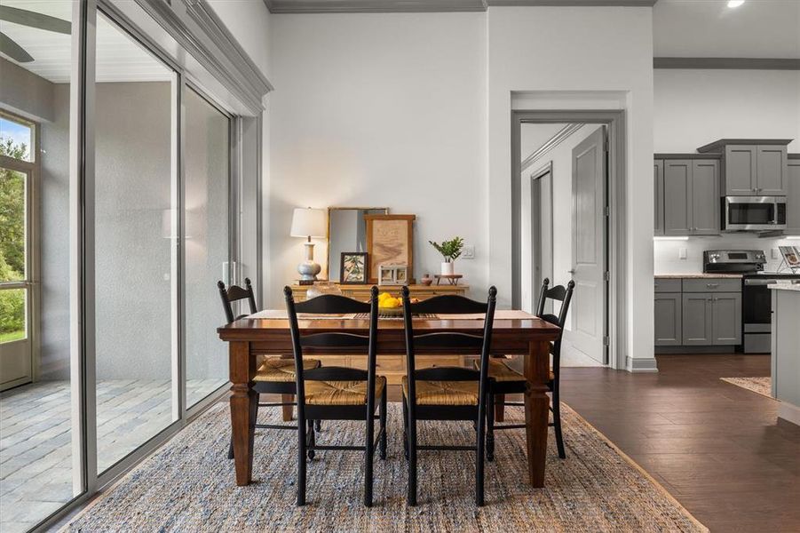 Furnished interior view inside a new home in , Lakeland (Image 47).