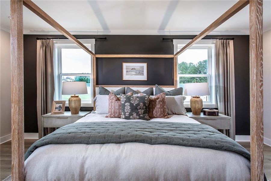 Furnished interior view inside a new home in Hopewell Reserve, Cumming (Image 28).