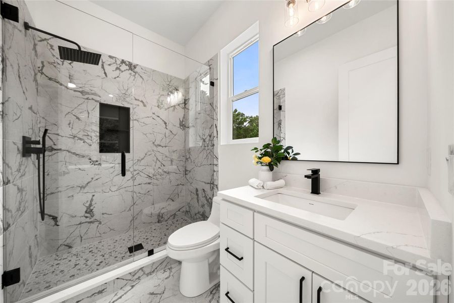 Furnished interior view inside a new home in , Monroe (Image 10).