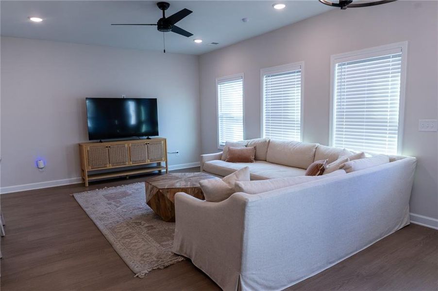 Furnished interior view inside a new home in Winsome Park, Woodstock (Image 11). Furnished interior view inside a new home in Winsome Park, Woodstock (Image 11).
