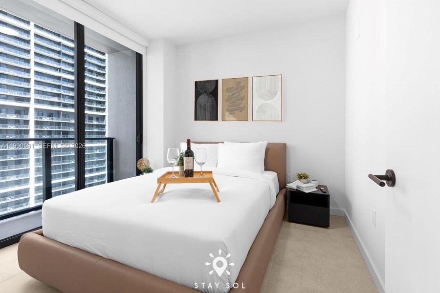 Furnished interior view inside a new home in , Miami (Image 7).