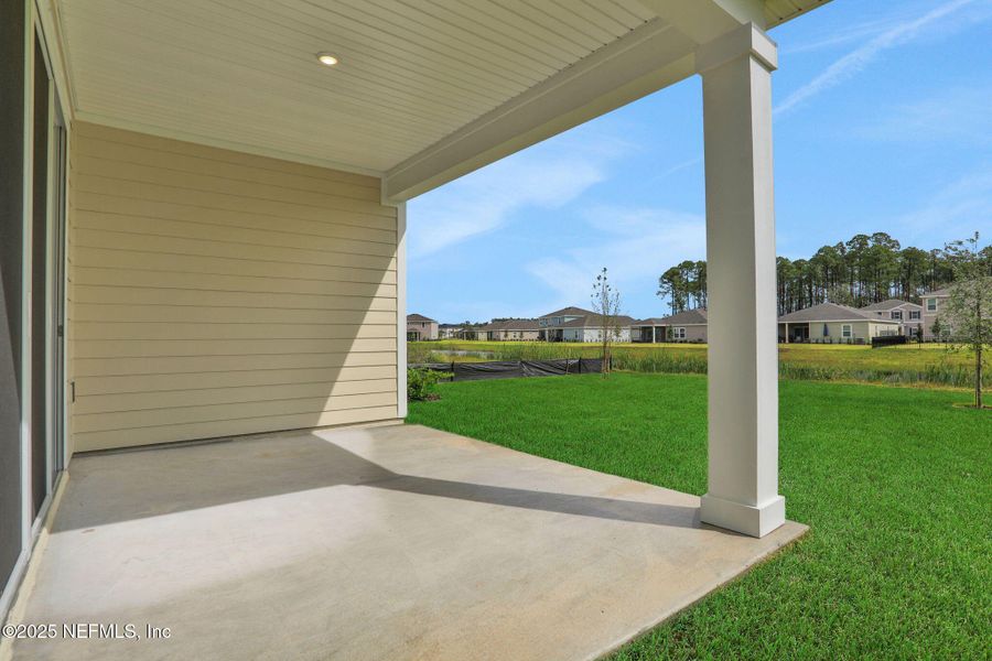Exterior details and patio area of a home in TrailMark, St. Augustine (Image 23).