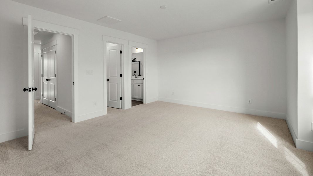 Furnished interior view inside a new home in Seabreeze Crossing, Little River (Image 17).