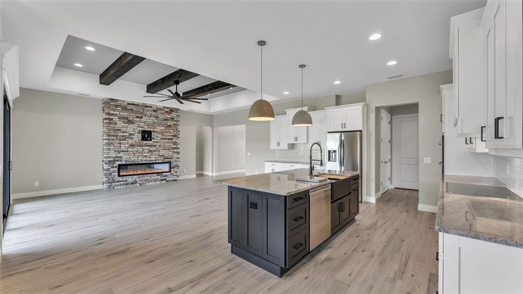 Furnished interior view inside a new home in , Lakeland (Image 8).