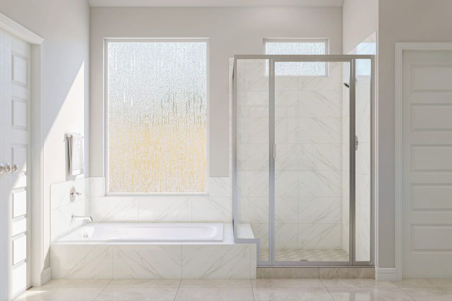 Representative unfurnished interior of a home built from the Kinglet by Tri Pointe Homes in Oakhill Reserve, Tomball (Image 16).