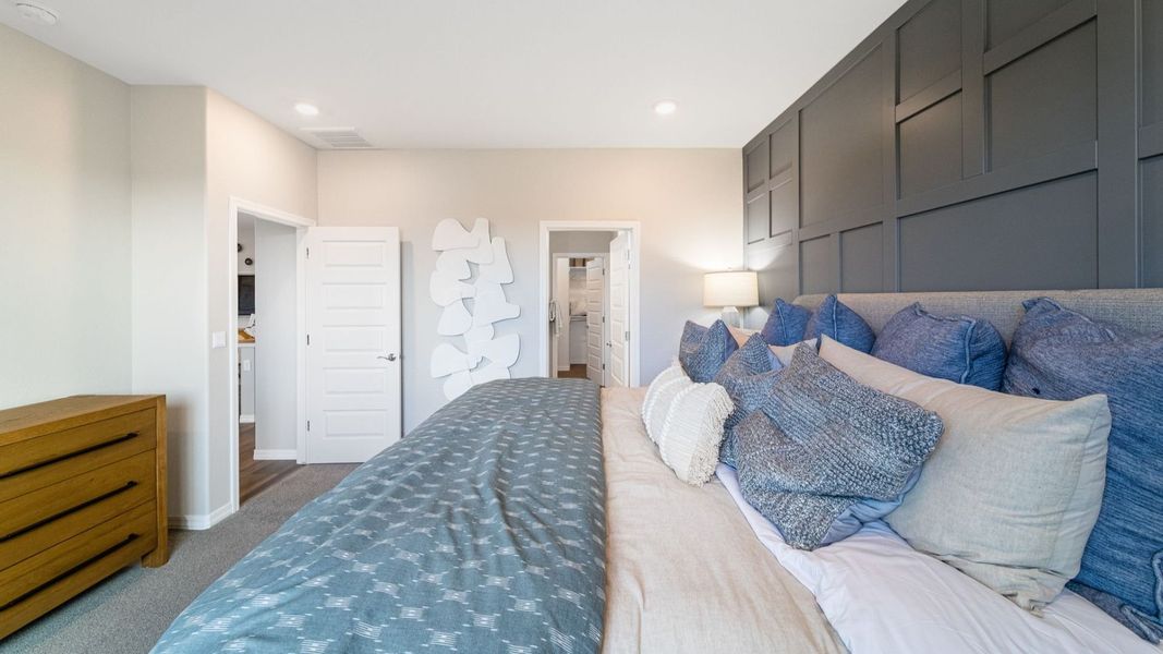 Furnished interior in a model home at South Ranch Destination Collection in Prescott (Image 21).