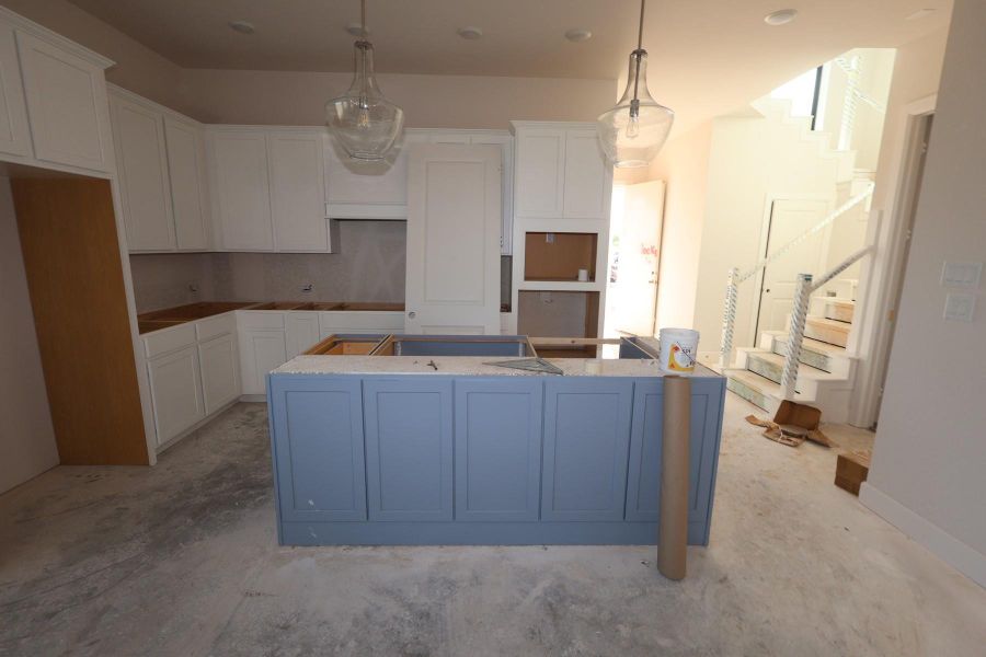 In-progress construction of a new home in Sienna - Landmark Row Collection, Missouri City, TX (Image 6).