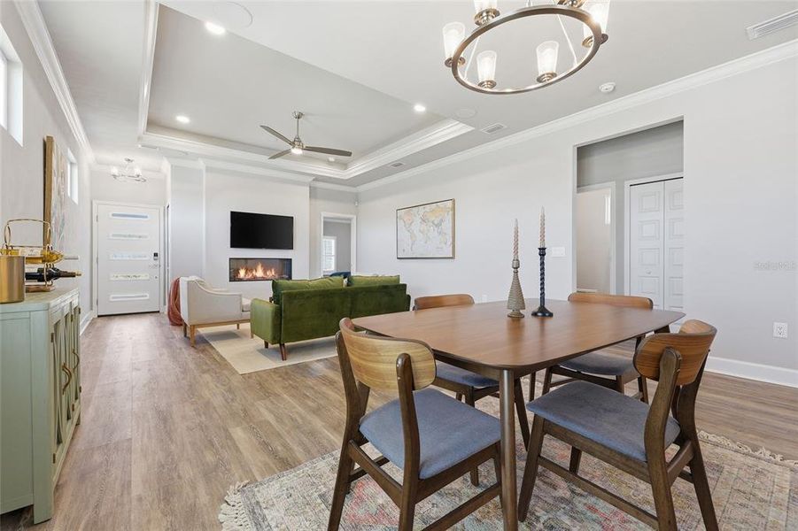 Furnished interior view inside a new home in , Gainesville (Image 12).