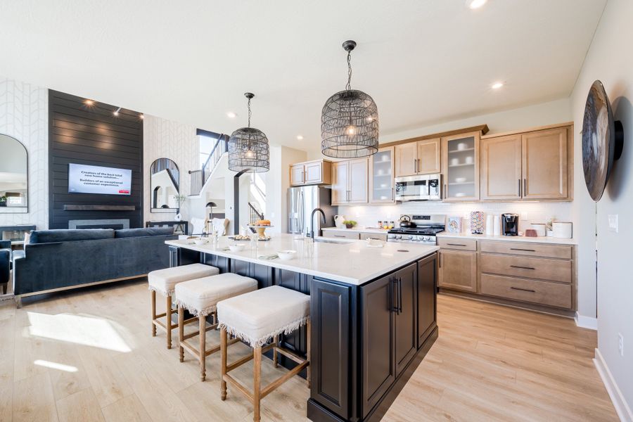 Representative furnished interior of a home built from the Grandin by Fischer Homes in The Dunes at Sandbar, Santa Rosa Beach (Image 56).