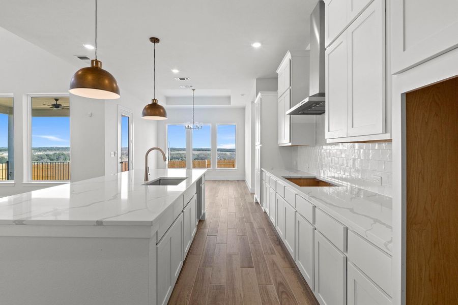 Furnished interior view inside a new home in Lariat, Liberty Hill (Image 11).