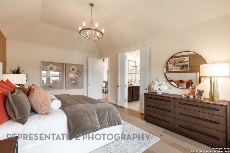 Furnished interior view inside a new home in The Crossvine, Schertz (Image 6).