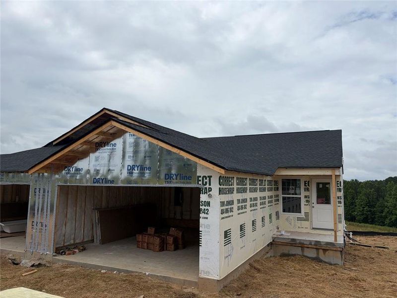 In-progress construction of a new home in Villas at Gold Creek, Dawsonville, GA (Image 6).