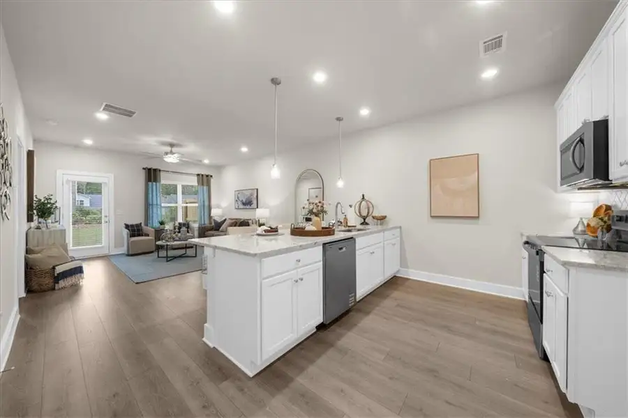 Furnished interior view inside a new home in , Dawsonville (Image 7).