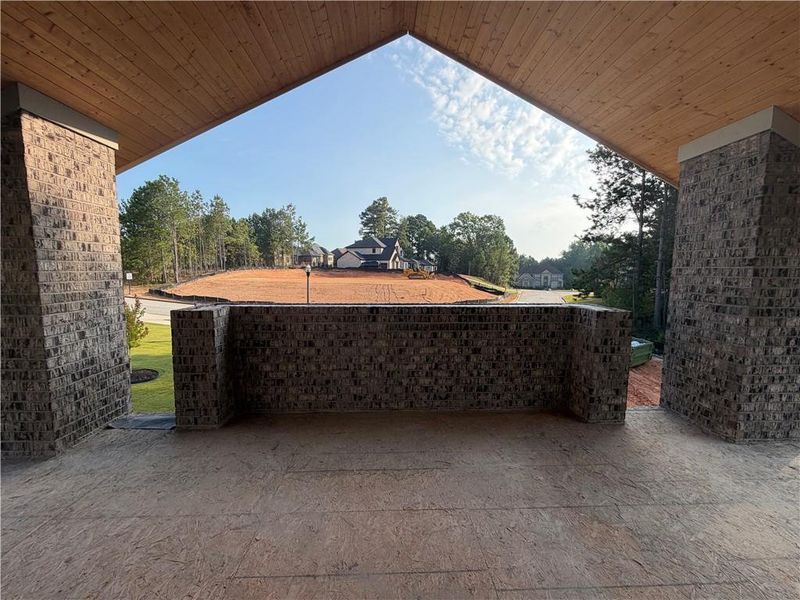 Exterior details and patio area of a home in , Fairburn (Image 9). Exterior details and patio area of a home in , Fairburn (Image 9).