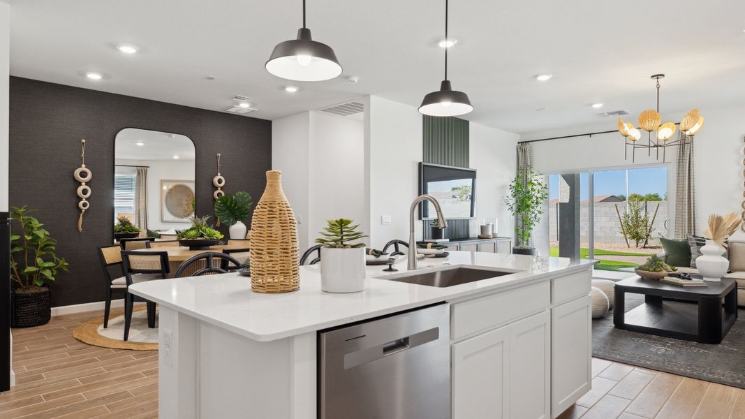 Furnished interior view inside a new home in Del Rio Ranch, Avondale (Image 10).