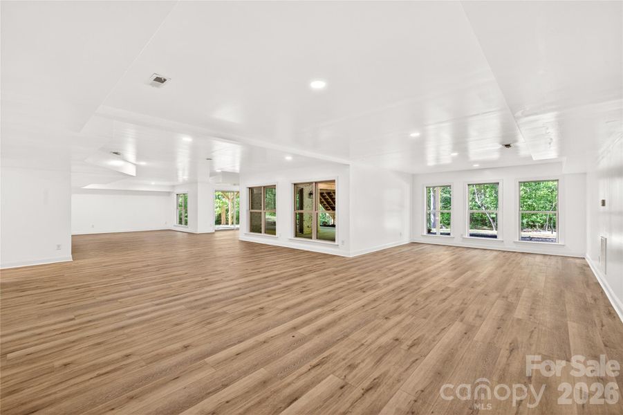 finished walk out basement