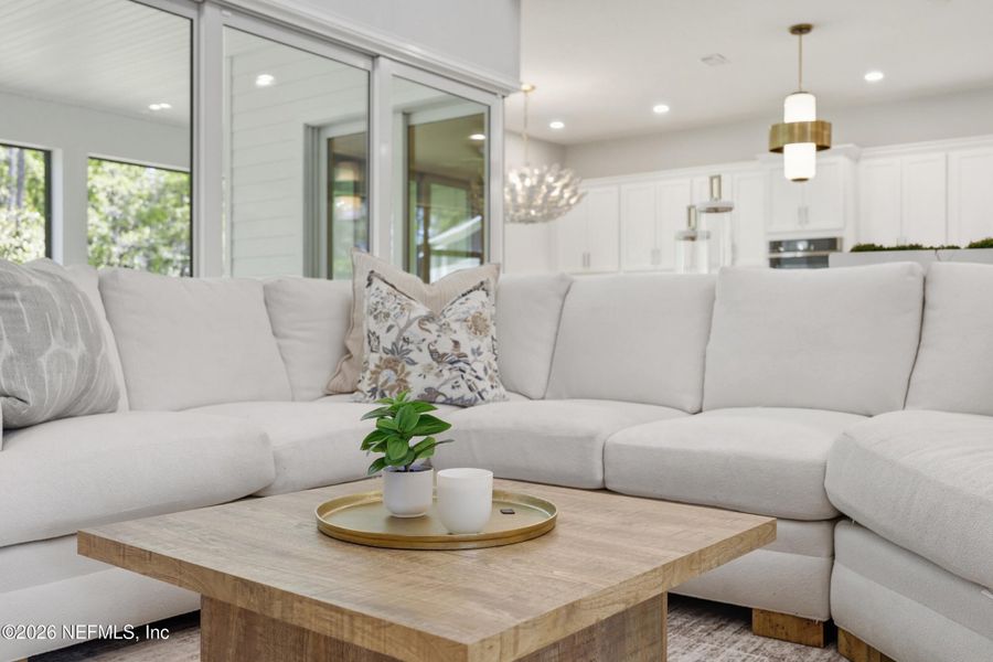 Furnished interior view inside a new home in , Ponte Vedra (Image 64).