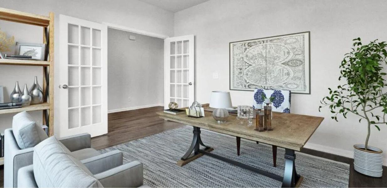 Furnished interior view inside a new home in Limehouse Farms, Summerville (Image 10). Furnished interior view inside a new home in Limehouse Farms, Summerville (Image 10).