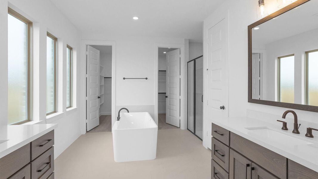 Furnished interior view inside a new home in Audubon, Magnolia (Image 6).