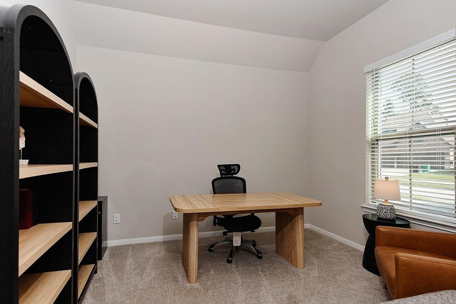 Furnished interior view inside a new home in The Meadows at Imperial Oaks, Conroe (Image 10).