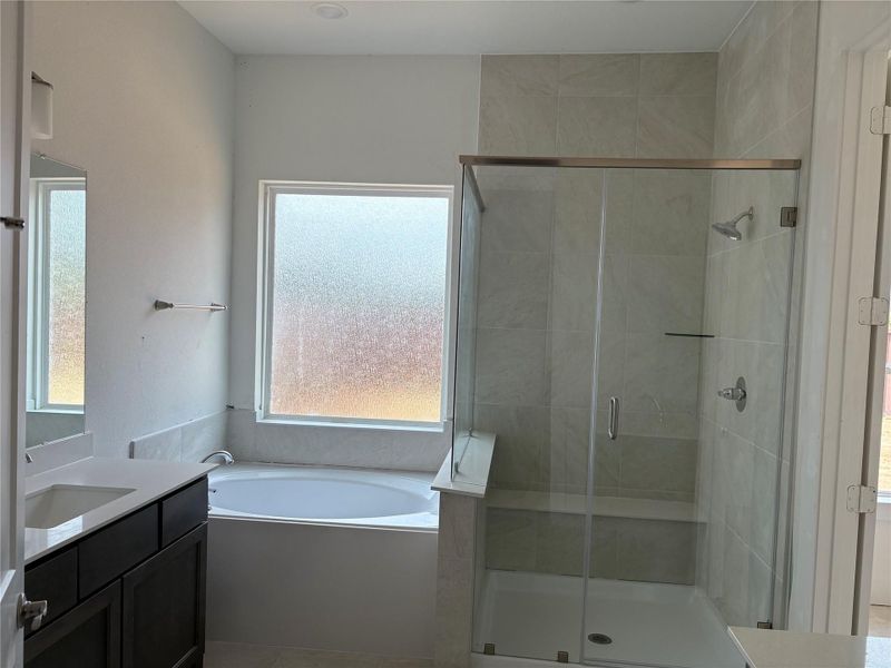 Furnished interior view inside a new home in The Trails, New Caney (Image 10).