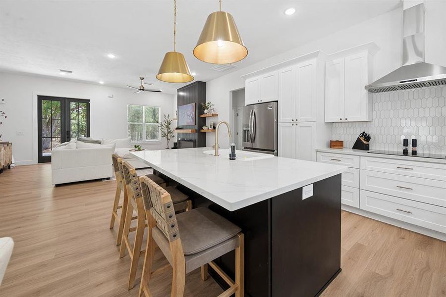 Furnished interior view inside a new home in , Fort White (Image 35).