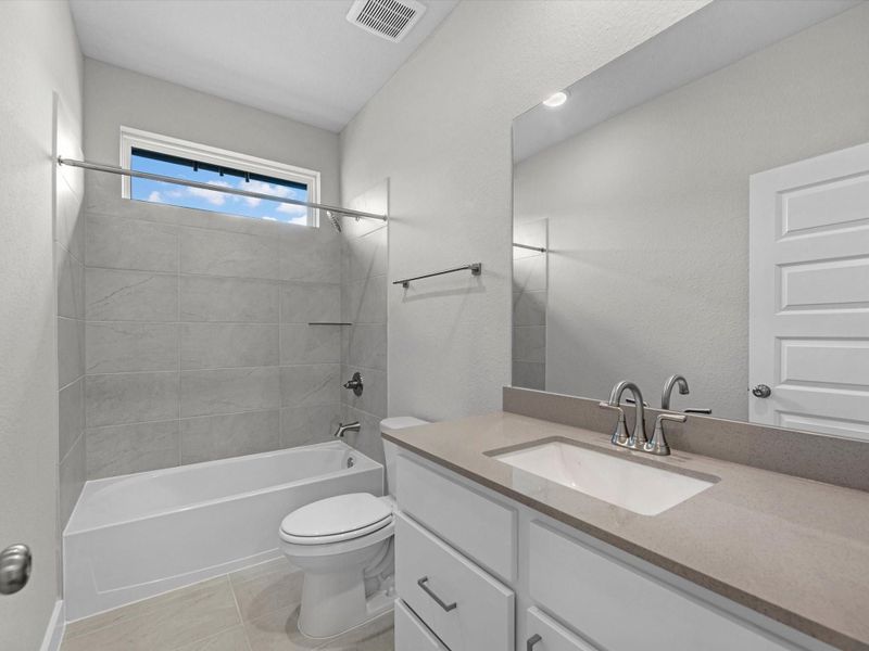 Furnished interior view inside a new home in Oakhill Reserve, Tomball (Image 7).