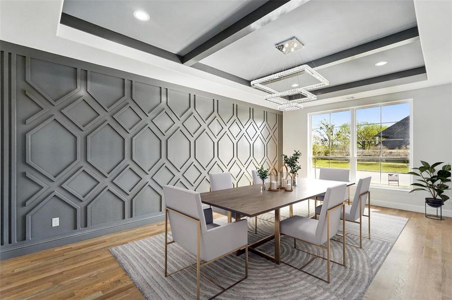 Furnished interior view inside a new home in , Wylie (Image 6).