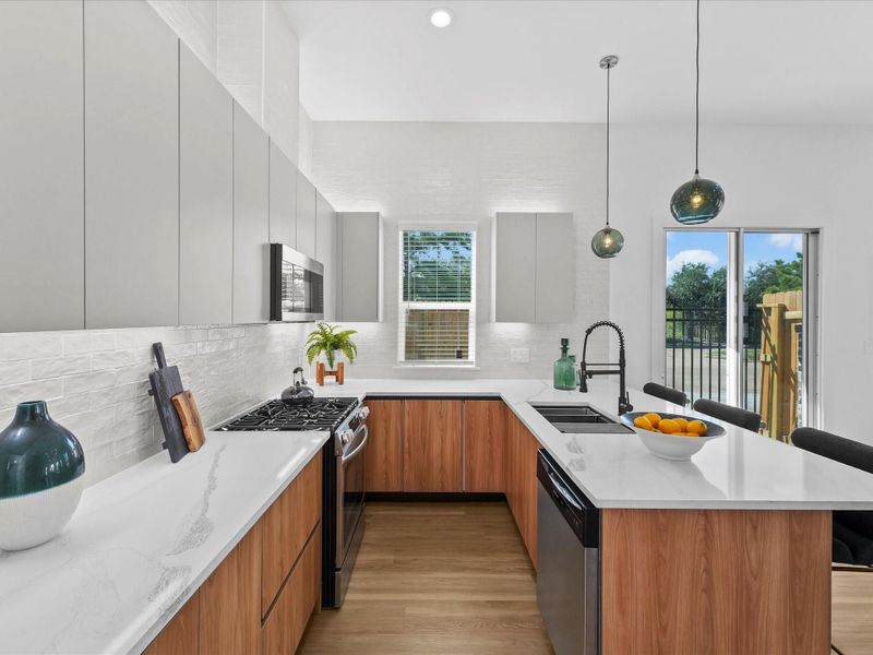 Furnished interior view inside a new home in , Houston (Image 7).