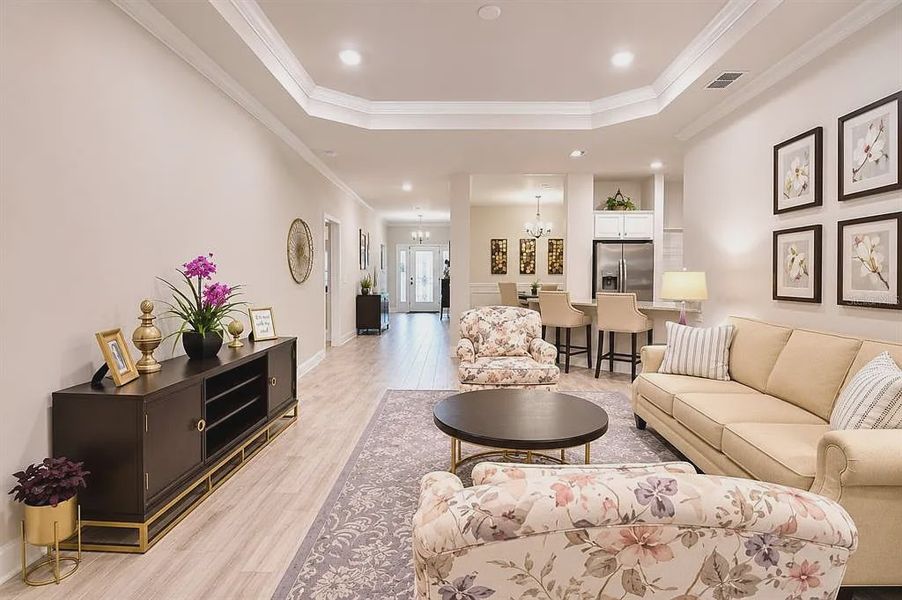 Furnished interior view inside a new home in Lake Juliana Estates, Auburndale (Image 18).