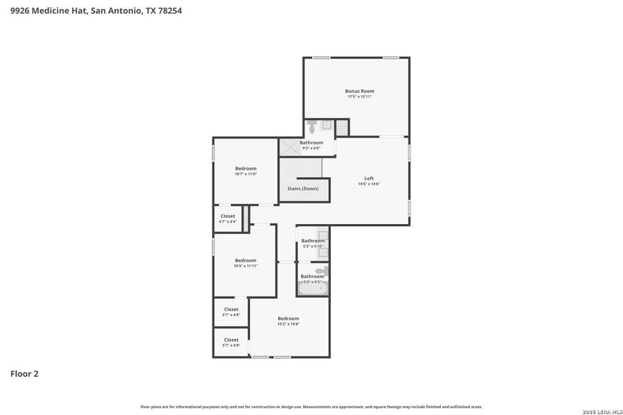 2D floor plan layout of this home in Kallison Ranch, San Antonio, TX (Image 7). 2D floor plan layout of this home in Kallison Ranch, San Antonio, TX (Image 7).