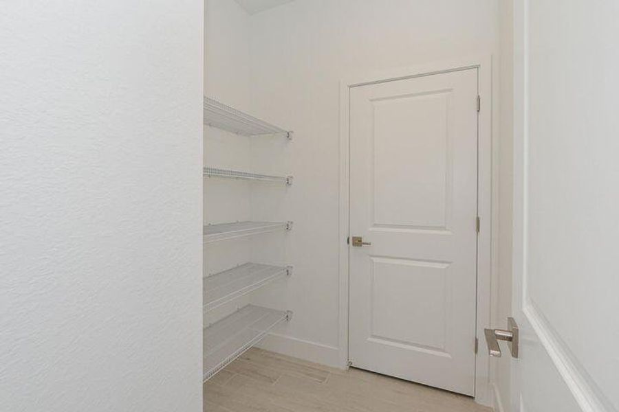 Pantry and closet