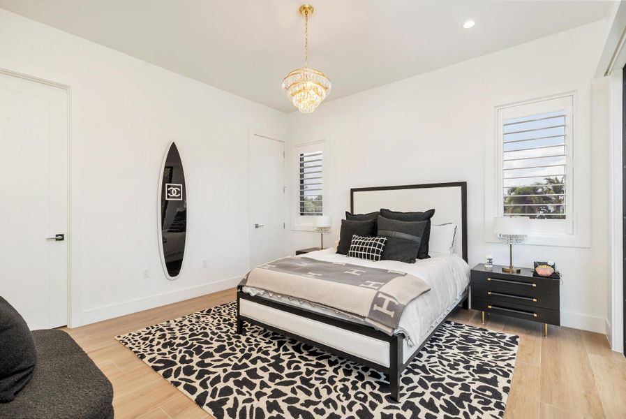 Furnished interior view inside a new home in , West Palm Beach (Image 23).