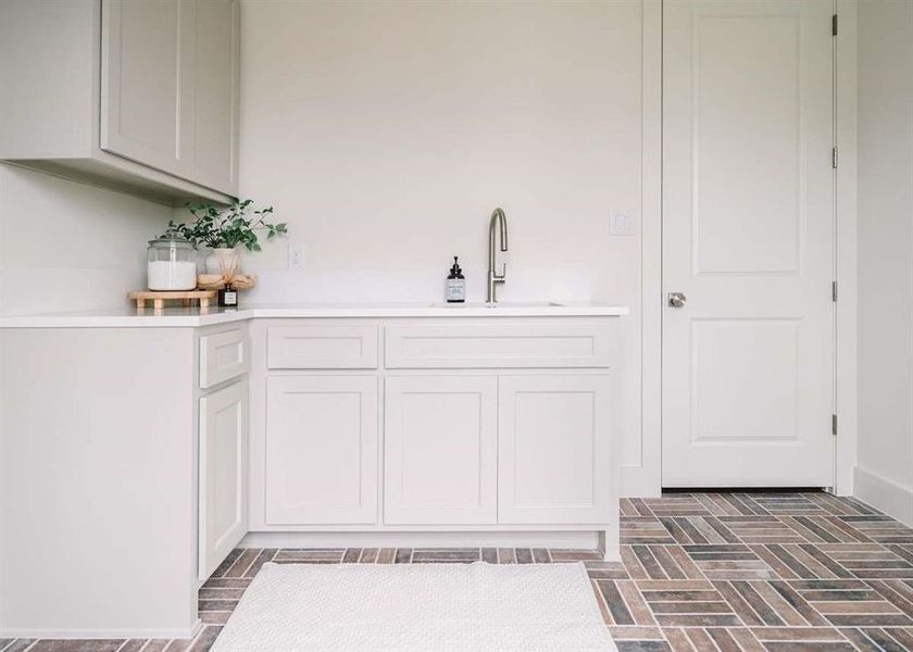 Furnished interior view inside a new home in , Aledo (Image 12).