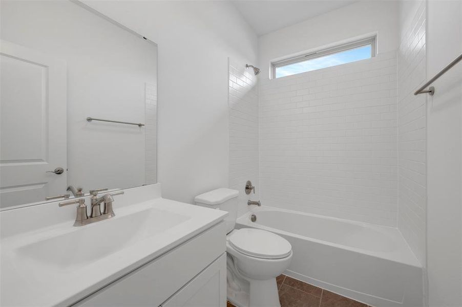 Furnished interior view inside a new home in Kreymer at the Park, Wylie (Image 8).