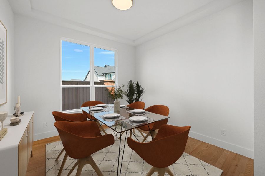 Furnished interior view inside a new home in Fields - 50' Lots, Frisco (Image 17). Furnished interior view inside a new home in Fields - 50' Lots, Frisco (Image 17).