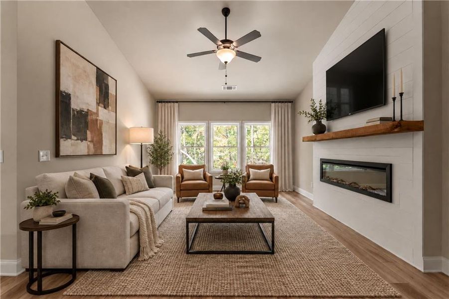 Furnished interior view inside a new home in , Waleska (Image 5).
