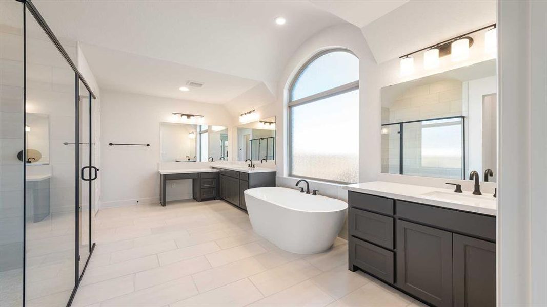 Furnished interior view inside a new home in North Sky 65', Celina (Image 6). Furnished interior view inside a new home in North Sky 65', Celina (Image 6).