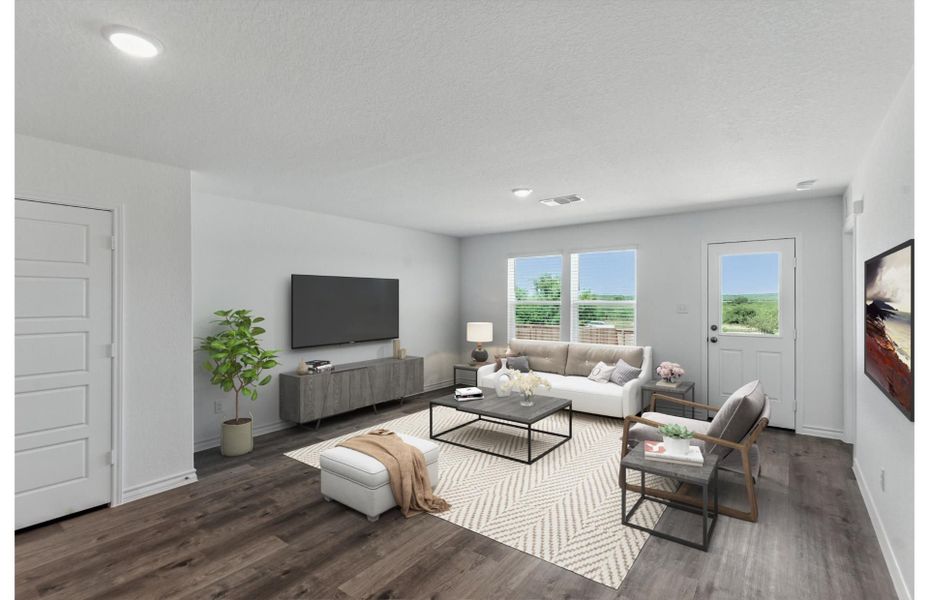 Representative furnished interior of a home built from the Durant by Centex in Vista Real, Converse (Image 8).