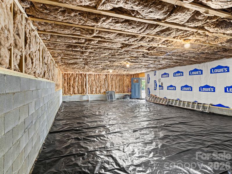 In-progress construction of a new home in , Hendersonville, NC (Image 35).