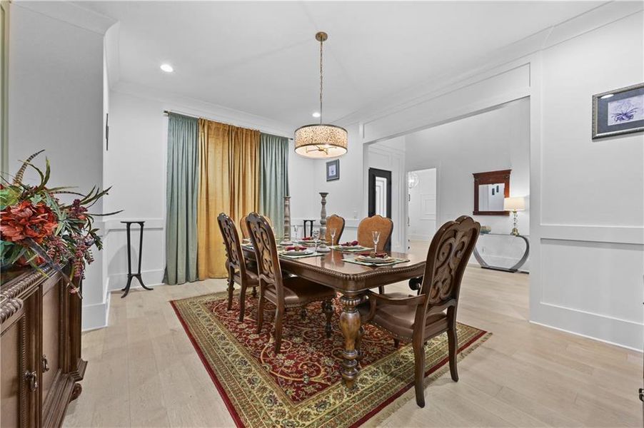 Furnished interior view inside a new home in , Buford (Image 16).