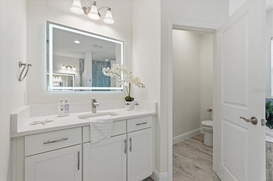 Furnished interior view inside a new home in , San Antonio (Image 35).
