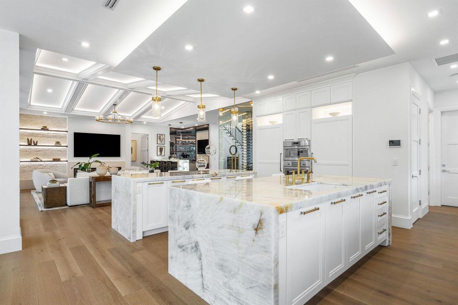 Furnished interior view inside a new home in , Boca Raton (Image 57).