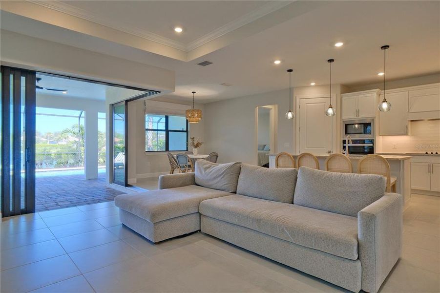 Furnished interior view inside a new home in , Bradenton (Image 14). Furnished interior view inside a new home in , Bradenton (Image 14).