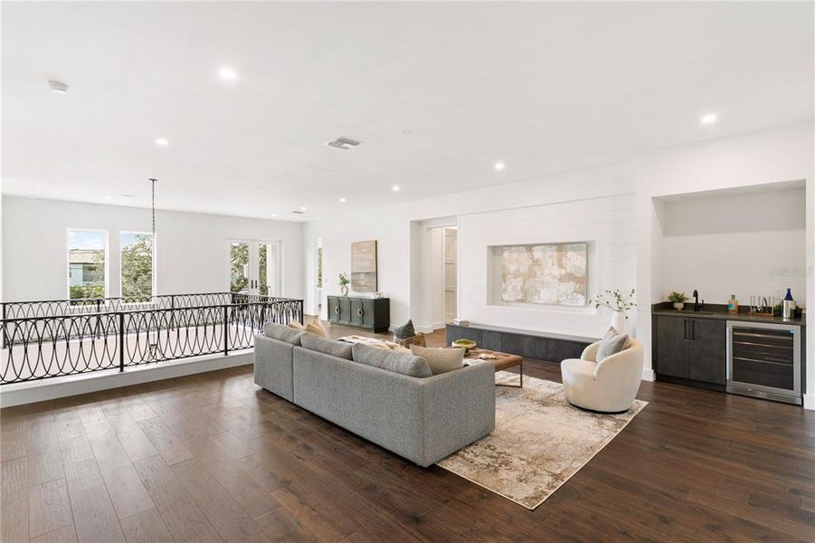 Furnished interior view inside a new home in , Tampa (Image 50).