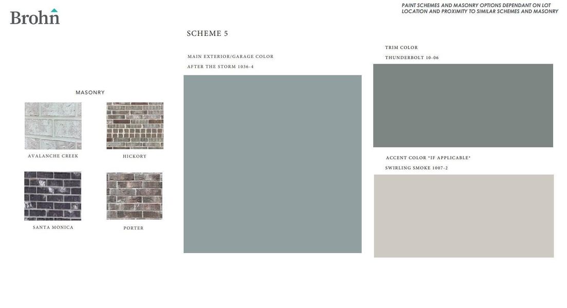 Sample of building materials used in homes in Sorella, Tomball (Image 26).