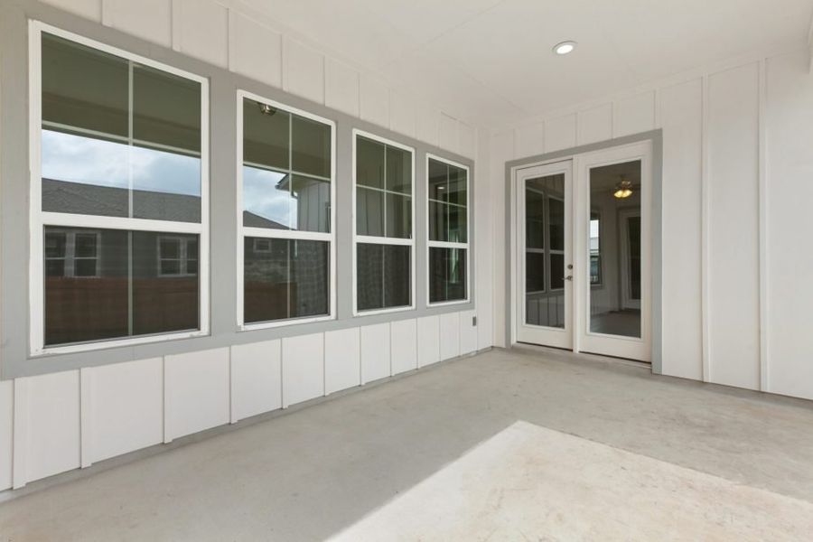 Representative exterior details of a home built from the Eldorado by Pacesetter Homes in Easton Park, Austin (Image 3). Representative exterior details of a home built from the Eldorado by Pacesetter Homes in Easton Park, Austin (Image 3).