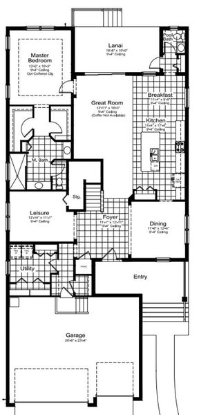 2D floor plan layout of this home in Tide Marsh, Fort Myers, FL (Image 3). 2D floor plan layout of this home in Tide Marsh, Fort Myers, FL (Image 3).