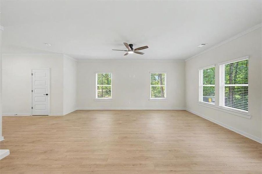 Spacious, unfurnished interior of a new home in , Canton (Image 34). Spacious, unfurnished interior of a new home in , Canton (Image 34).